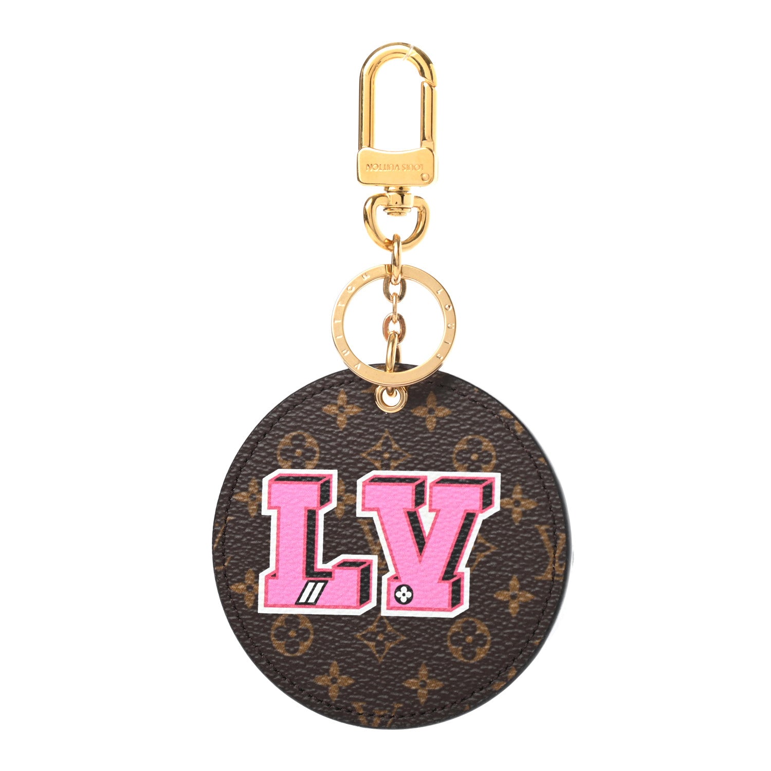 Louis Vuitton Monogram Stories Bag Charm Key Holder 1 of 4