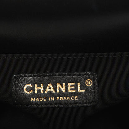Chanel Lambskin Quilted Medium Boy Flap Black 6 of 7