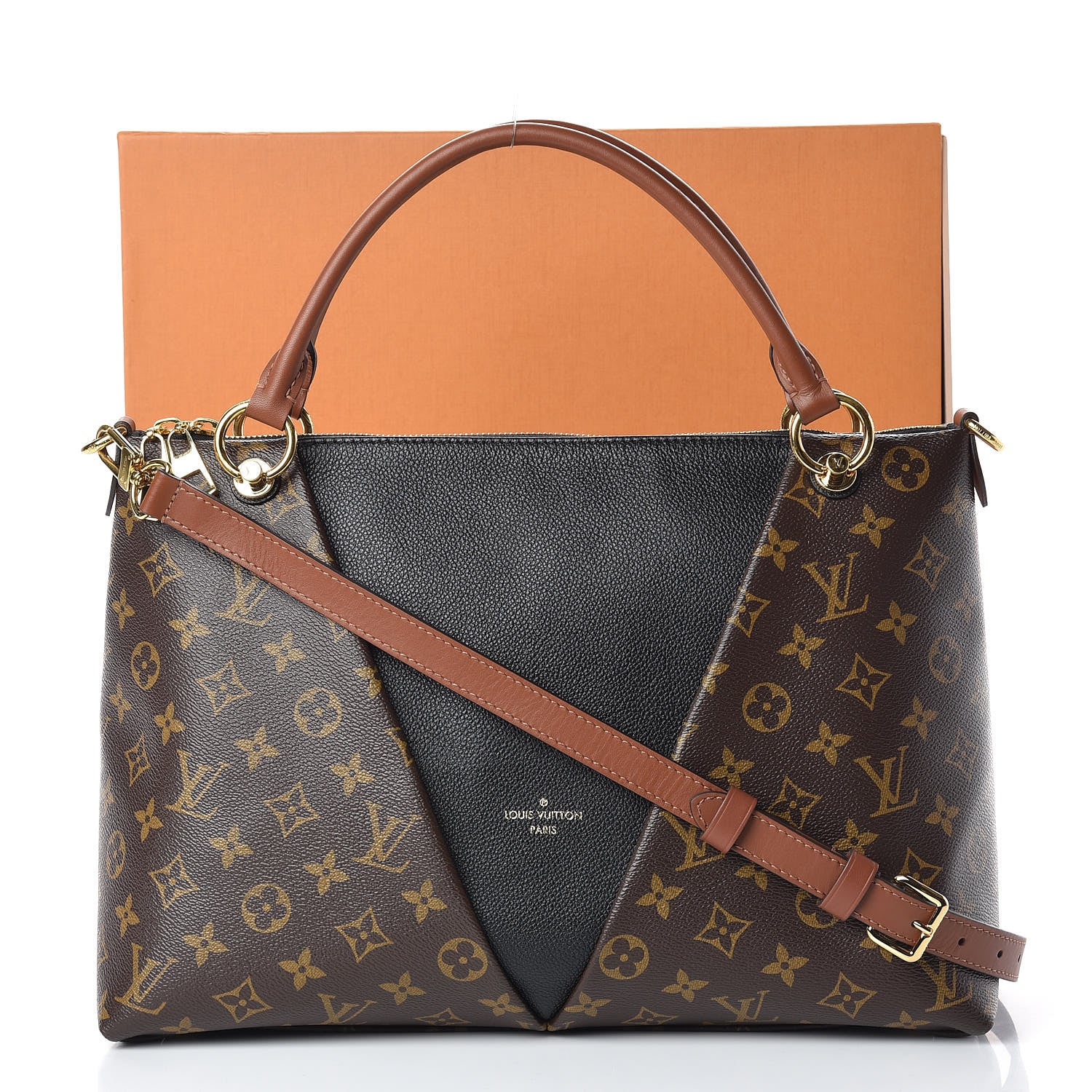 Louis Vuitton Monogram V Tote MM Black 12 of 12