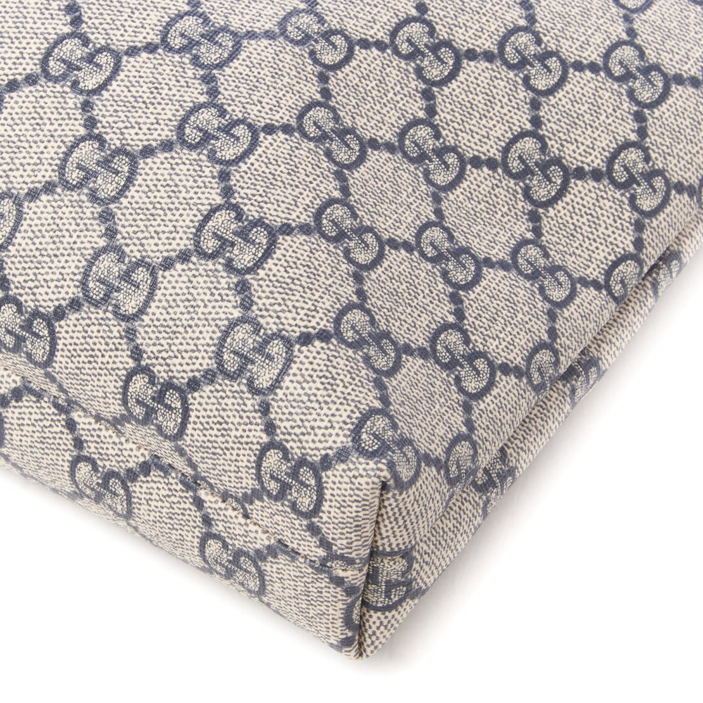 GG Plus Monogram Medium Flat Messenger Bag Navy