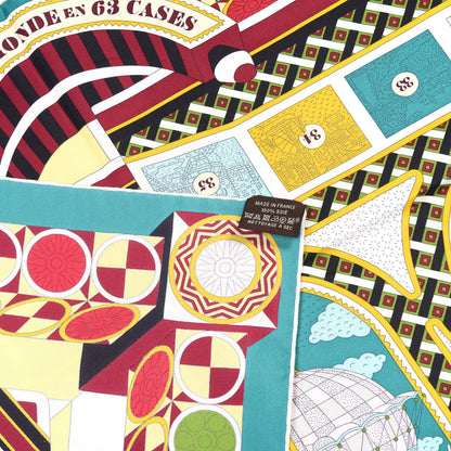 Hermes Silk Le Tour du Monde en 63 Cases 90 3 of 4