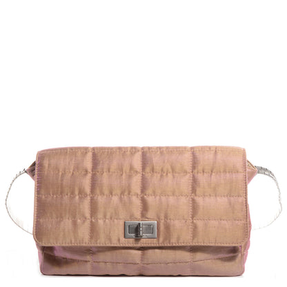 Chanel Iridescent Nylon Mademoiselle Flap Beige 1 of 8