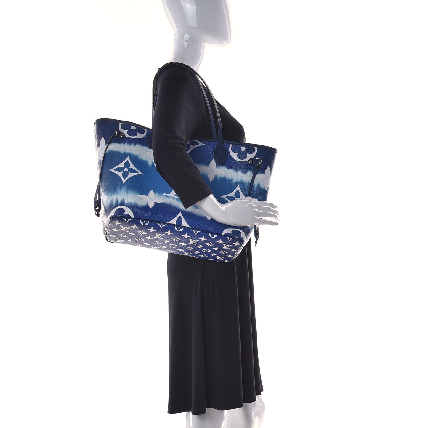 Monogram Escale Neverfull MM Blue