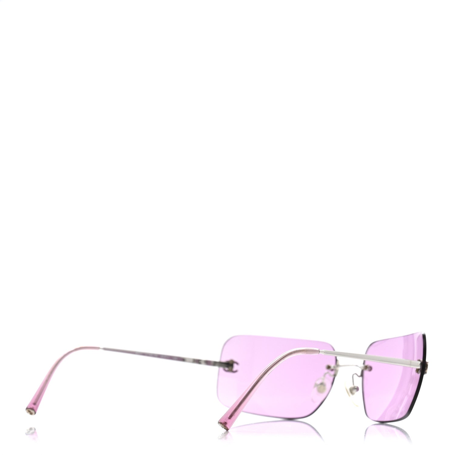Chanel Metal CC Logo Sunglasses 4017 Purple 4 of 7