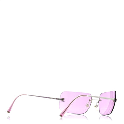 Chanel Metal CC Logo Sunglasses 4017 Purple 4 of 7