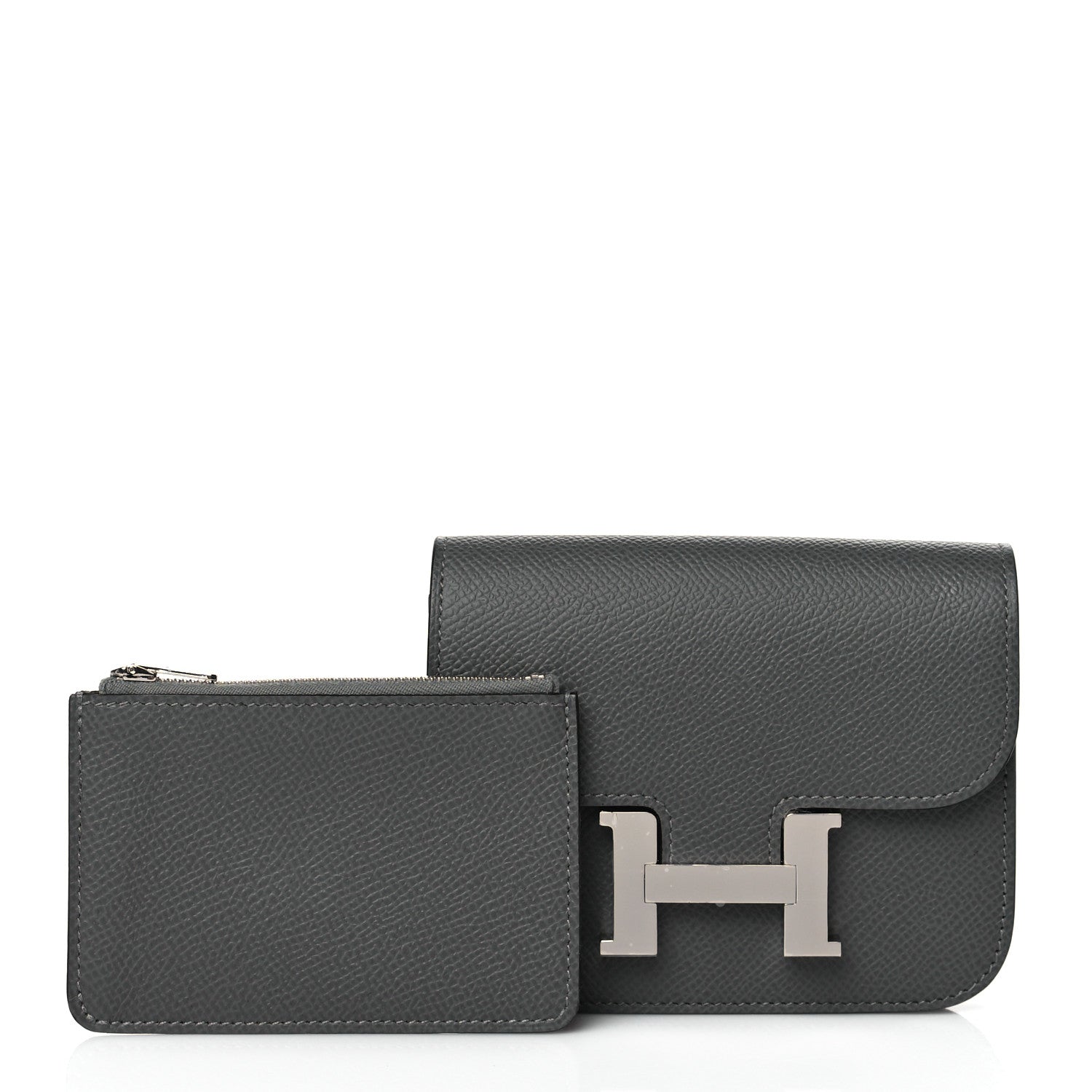 Hermes Epsom Constance Slim Wallet Graphite 1 of 10