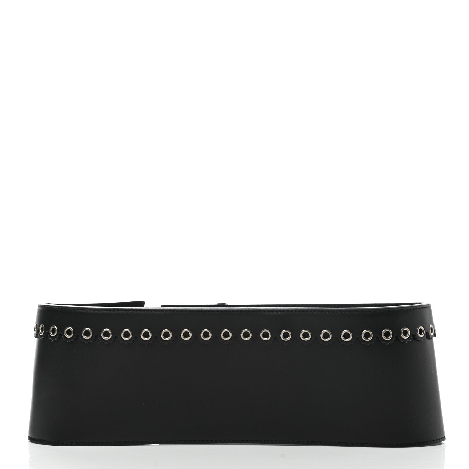 Christian Dior Calfskin Saddle Belt 80 Black 2 of 6