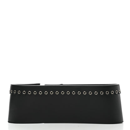 Christian Dior Calfskin Saddle Belt 80 Black 2 of 6
