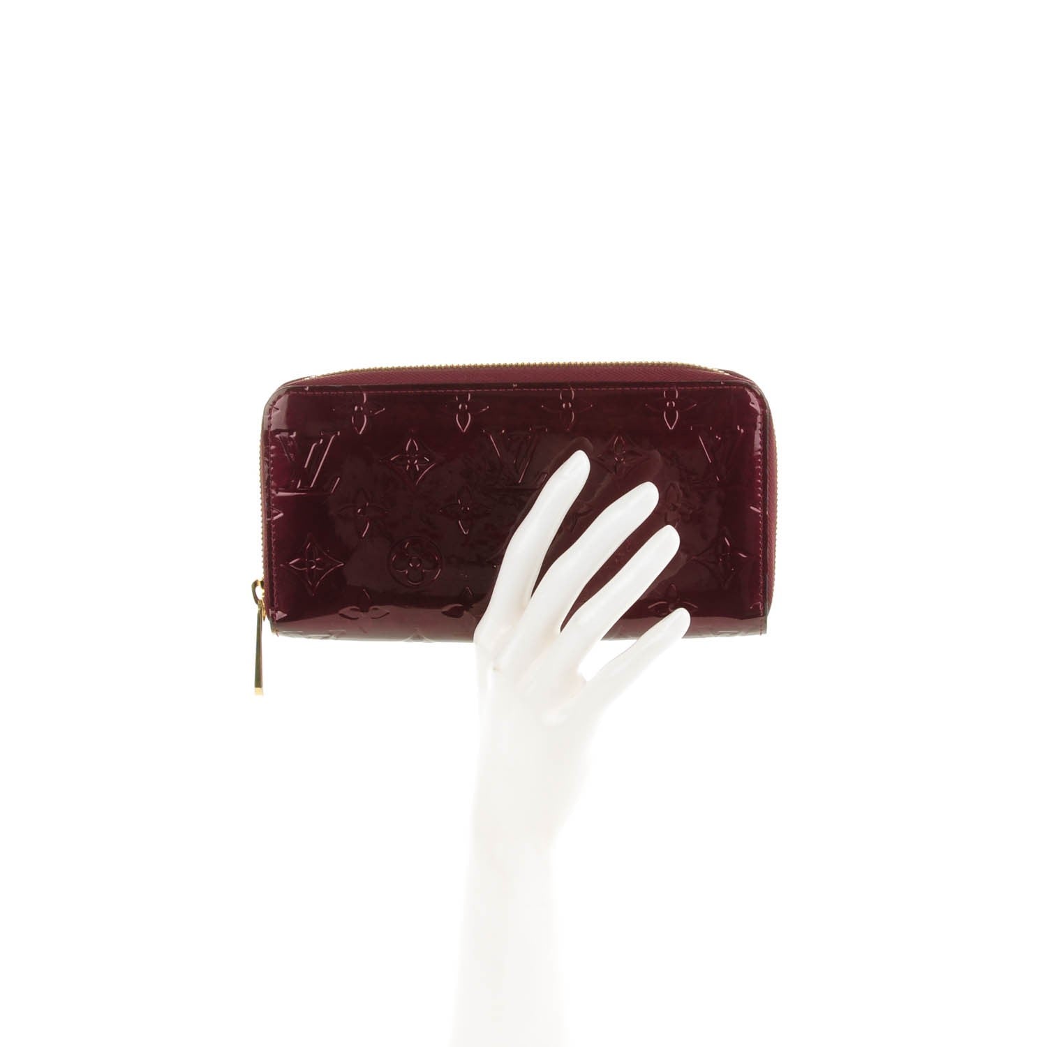Louis Vuitton Vernis Zippy Wallet Rouge Fauviste 2 of 7