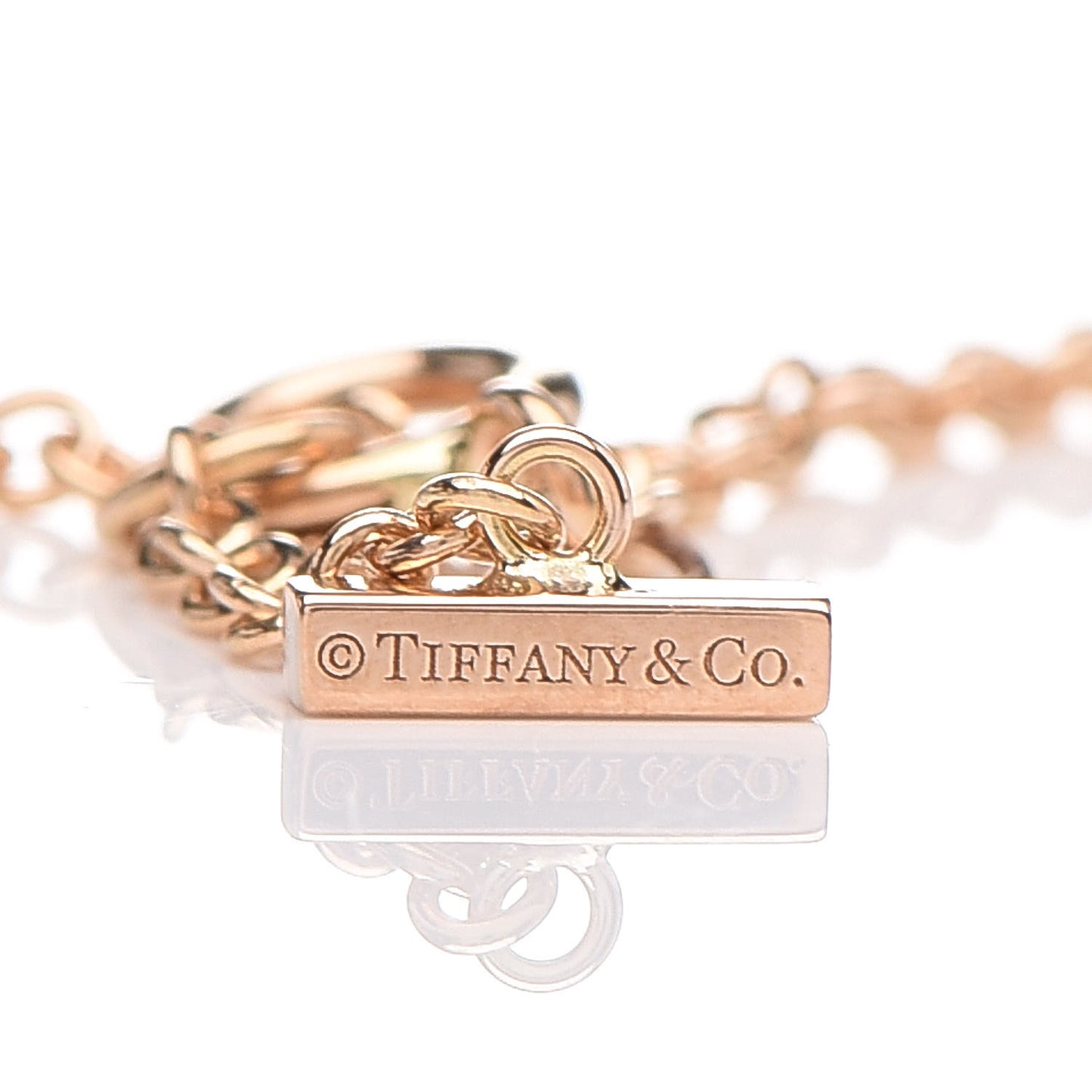 18K Rose Gold T Smile Bracelet