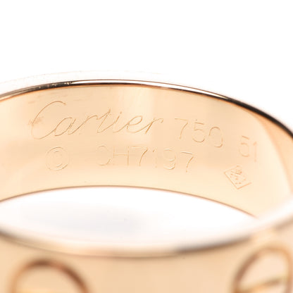 Cartier 18K Yellow Gold 5.5mm LOVE Ring 51 5.75 4 of 4