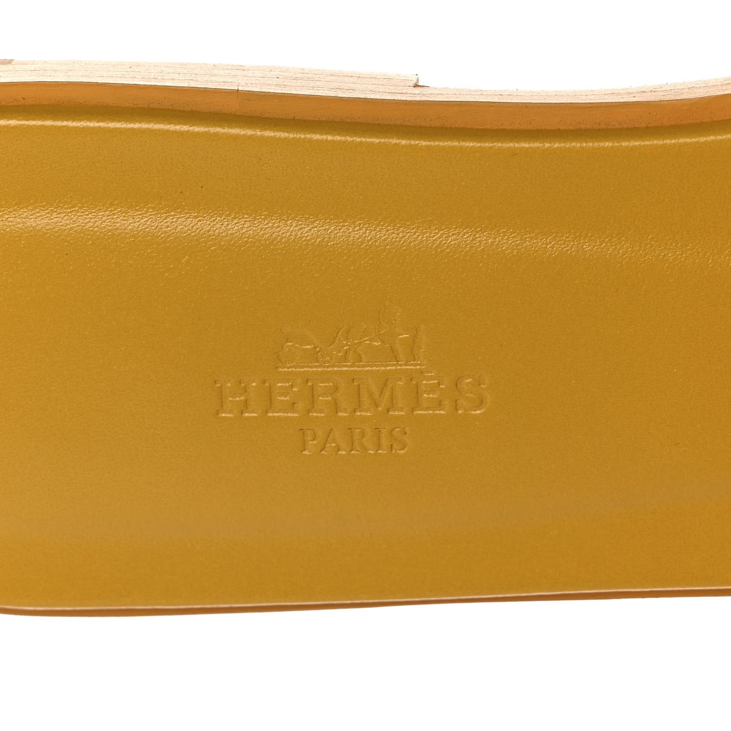 Epsom Oran Sandals 39.5 Jaune Sable