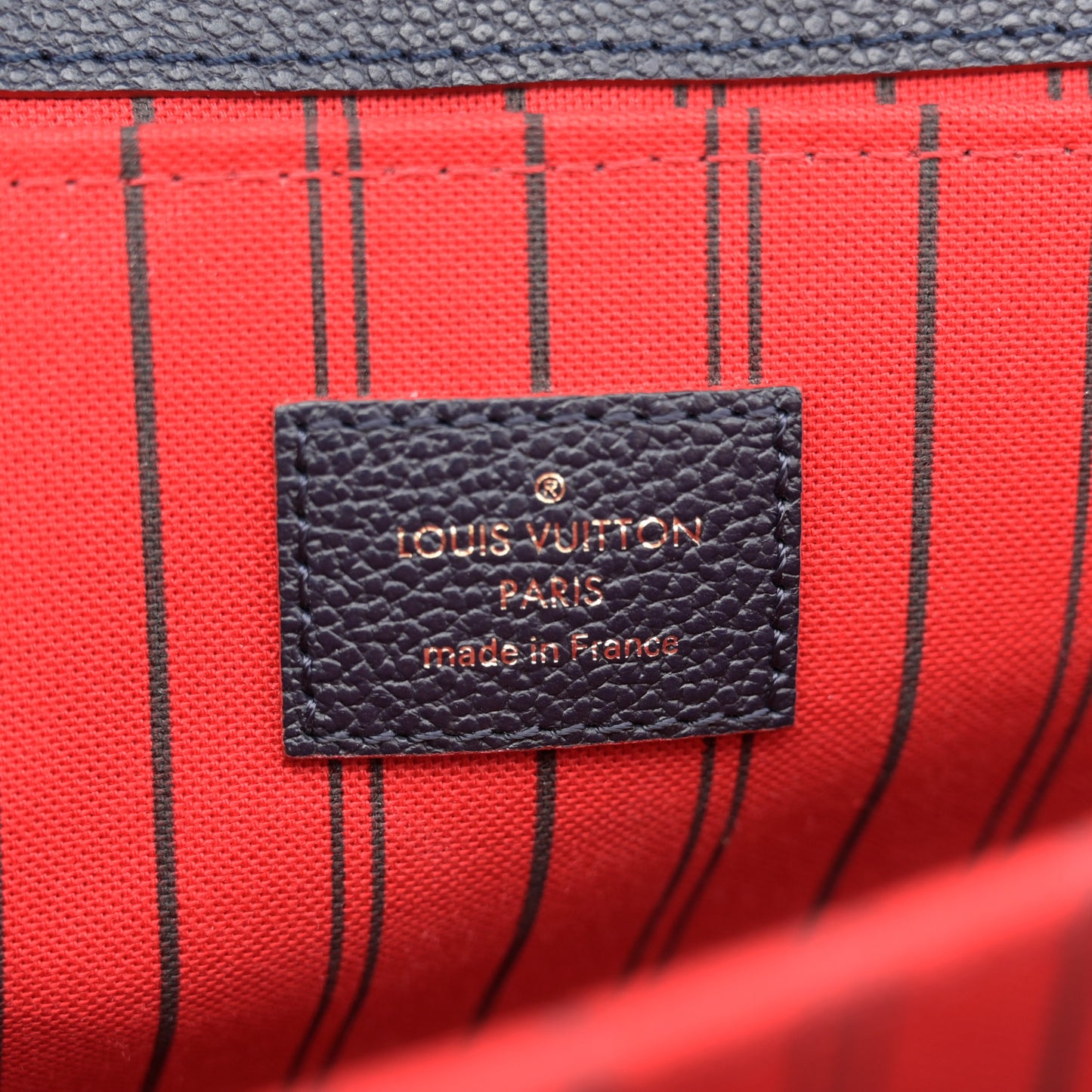 Empreinte Pochette Metis Marine Rouge