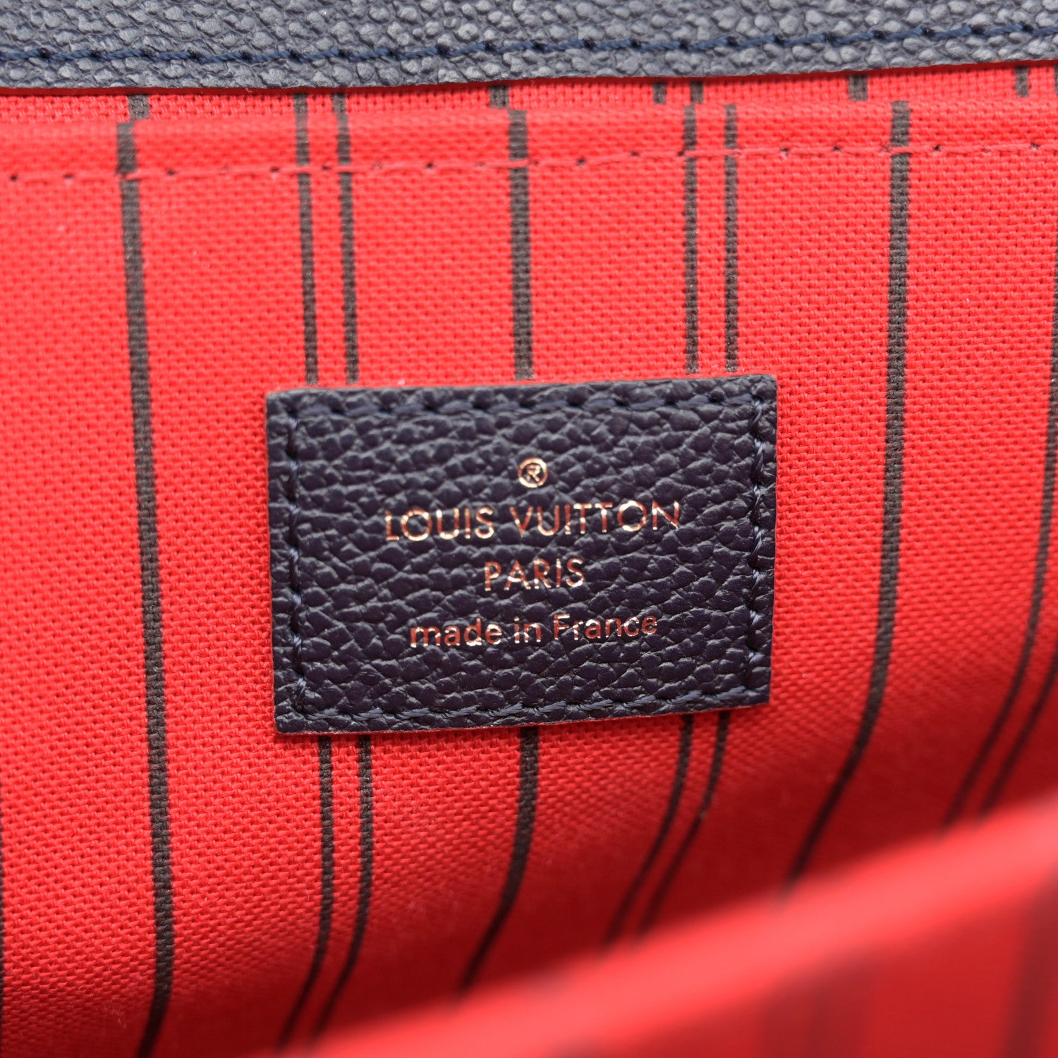 Louis Vuitton Empreinte Pochette Metis Marine Rouge 6 of 11