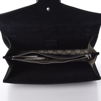Gucci GG Supreme Monogram Crystal Small Dionysus Shoulder Bag Black 8 of 10