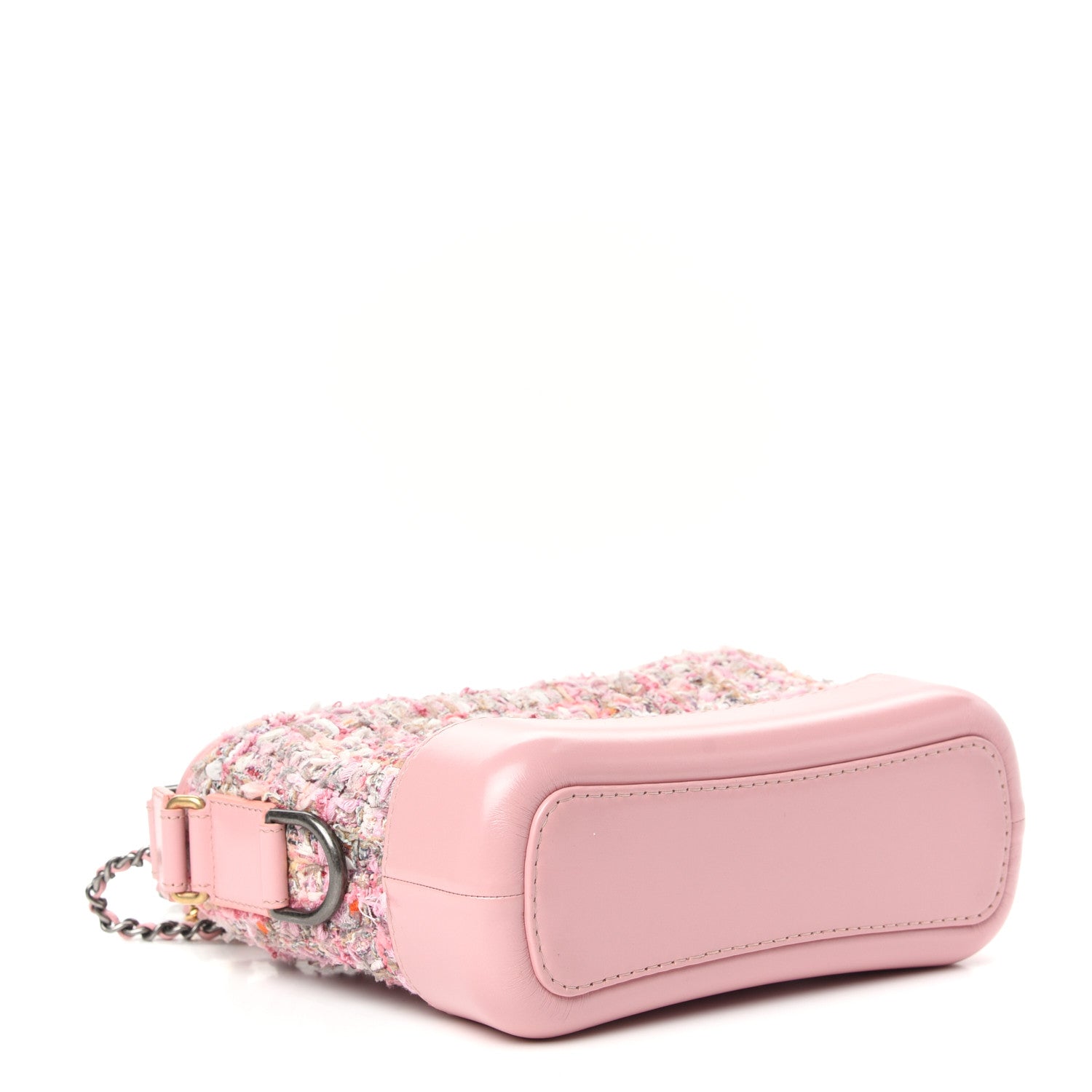Chanel Tweed Calfskin Small Gabrielle Hobo Light Pink 4 of 10