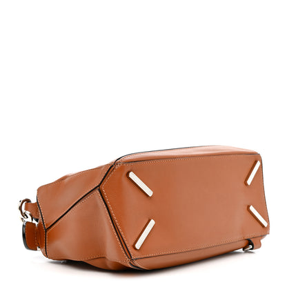 Loewe Grained Calfskin Small Puzzle Bag Tan 4 of 11