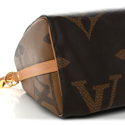 Louis Vuitton Reverse Monogram Giant Speedy Bandouliere 30 9 of 12