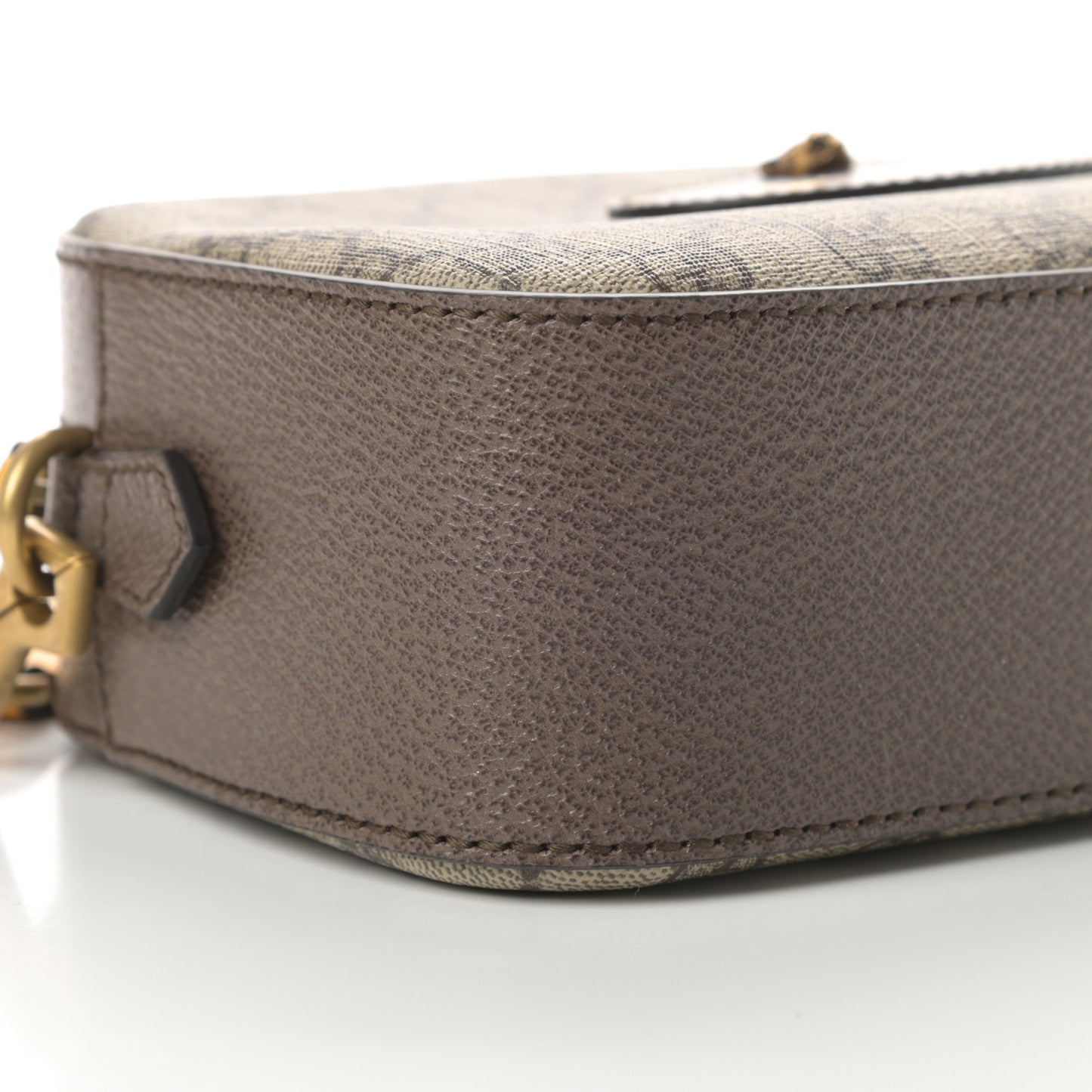 GG Supreme Monogram Web Neo Vintage Shoulder Bag Beige New Acero Crop