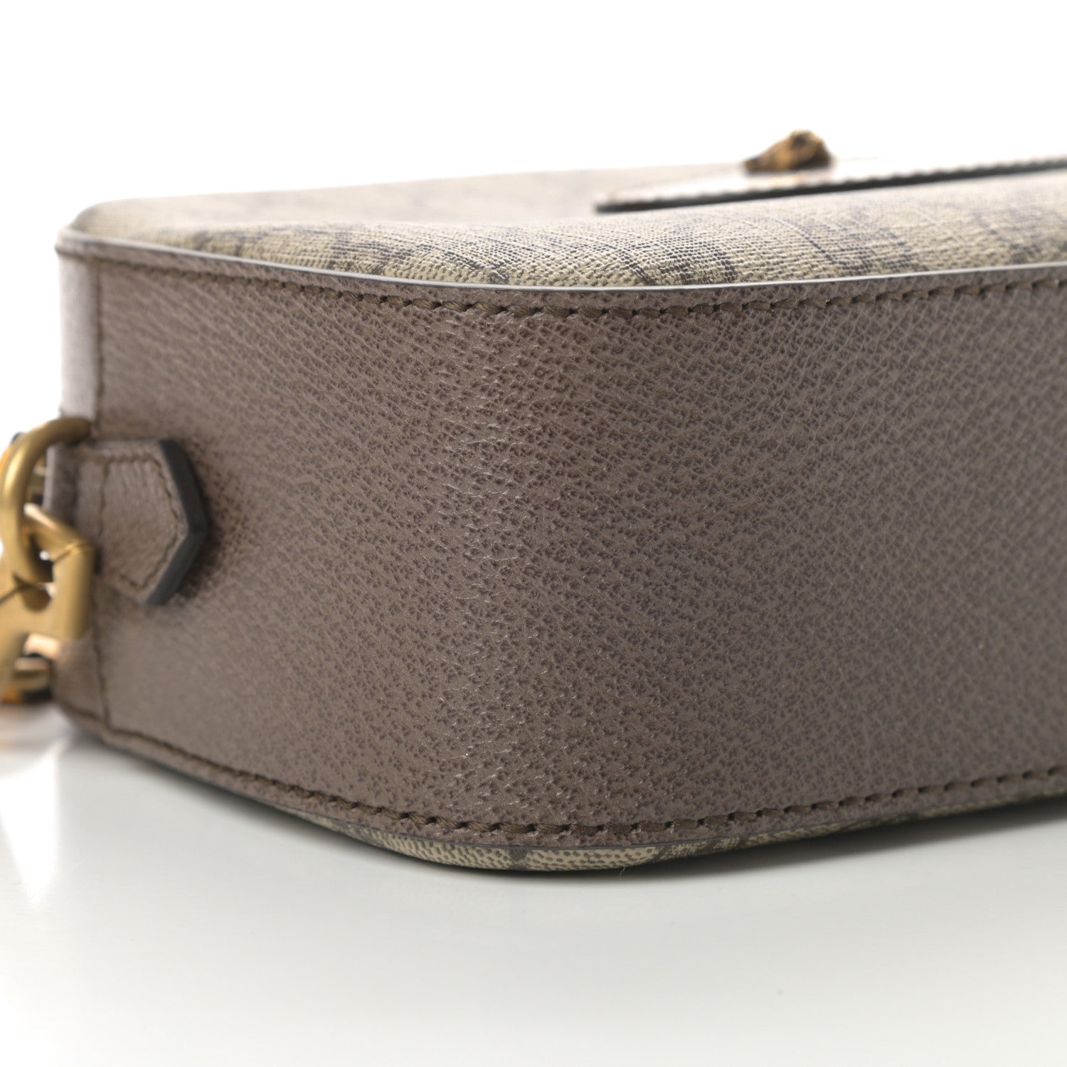 Gucci GG Supreme Monogram Web Neo Vintage Shoulder Bag Beige New Acero Crop 9 of 11