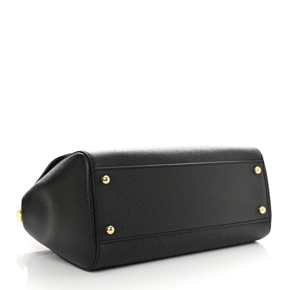 Dolce & Gabbana DOLCE & GABBANA Dauphine Large Miss Sicily Satchel Black 4 of 12