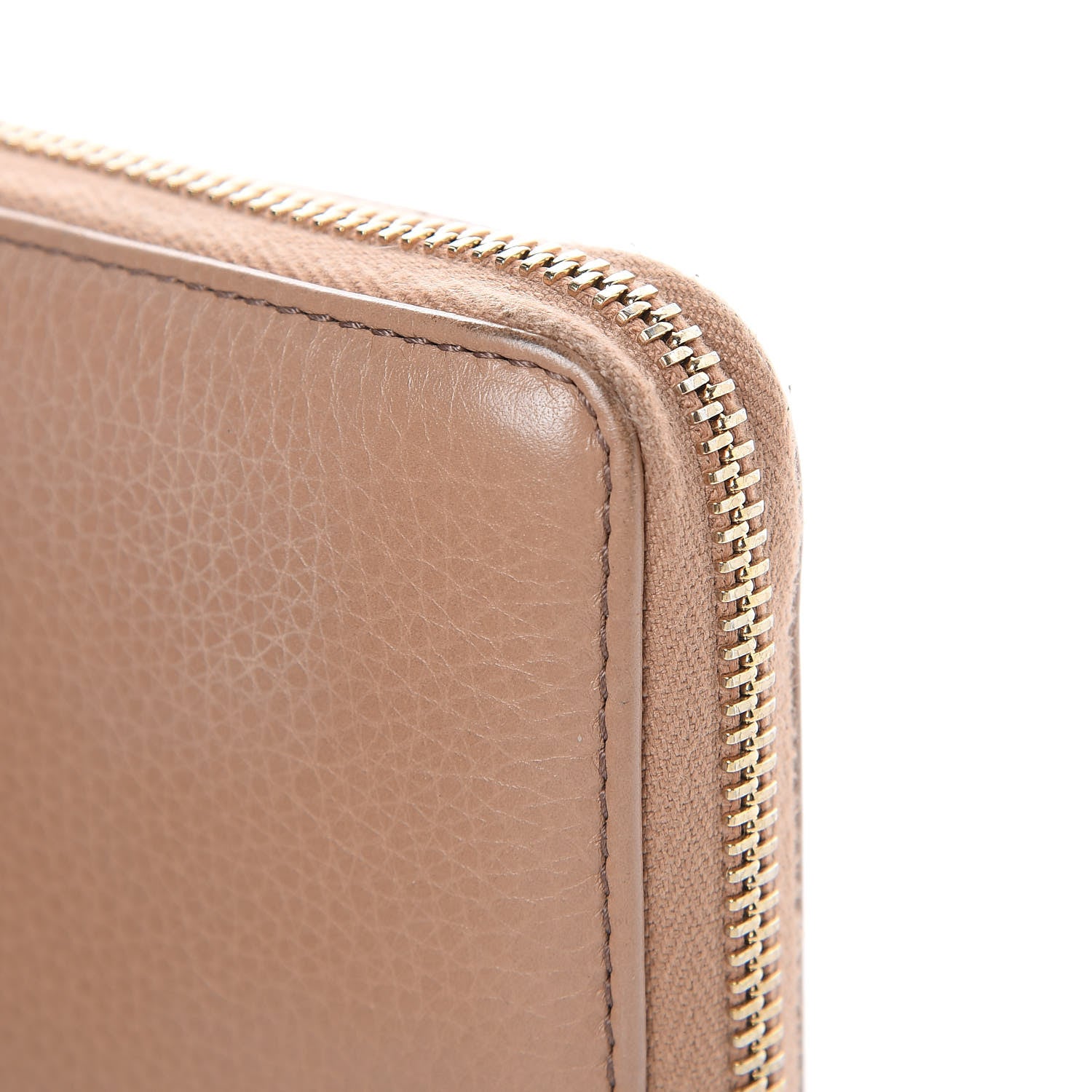 Gucci Calfskin Soho Zip Around Wallet Camelia 11 of 14