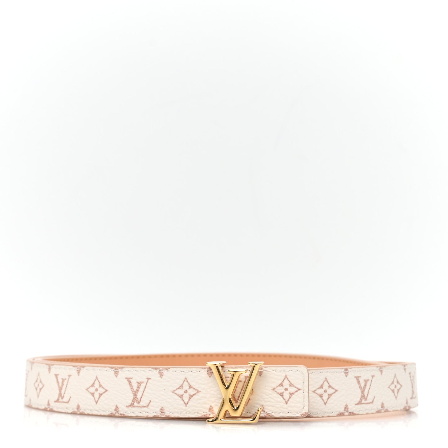 Calfskin Monogram Dune 20mm LV Iconic Reversible Belt 80 32 Sandy