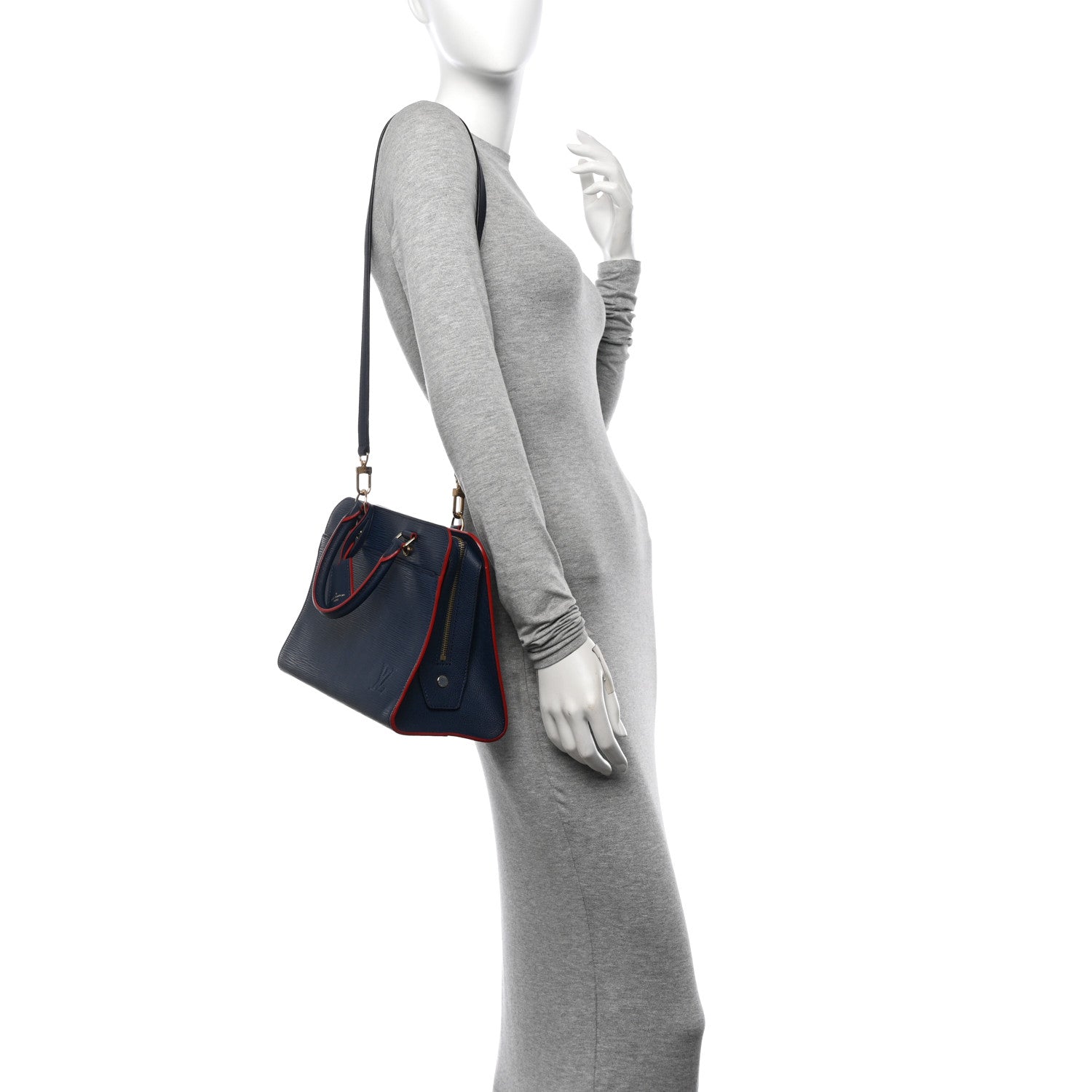 Louis Vuitton Epi Vaneau MM Marine Rouge 2 of 9