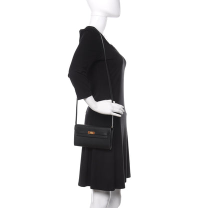 Hermes Epsom Kelly Wallet To Go Black 2 of 11