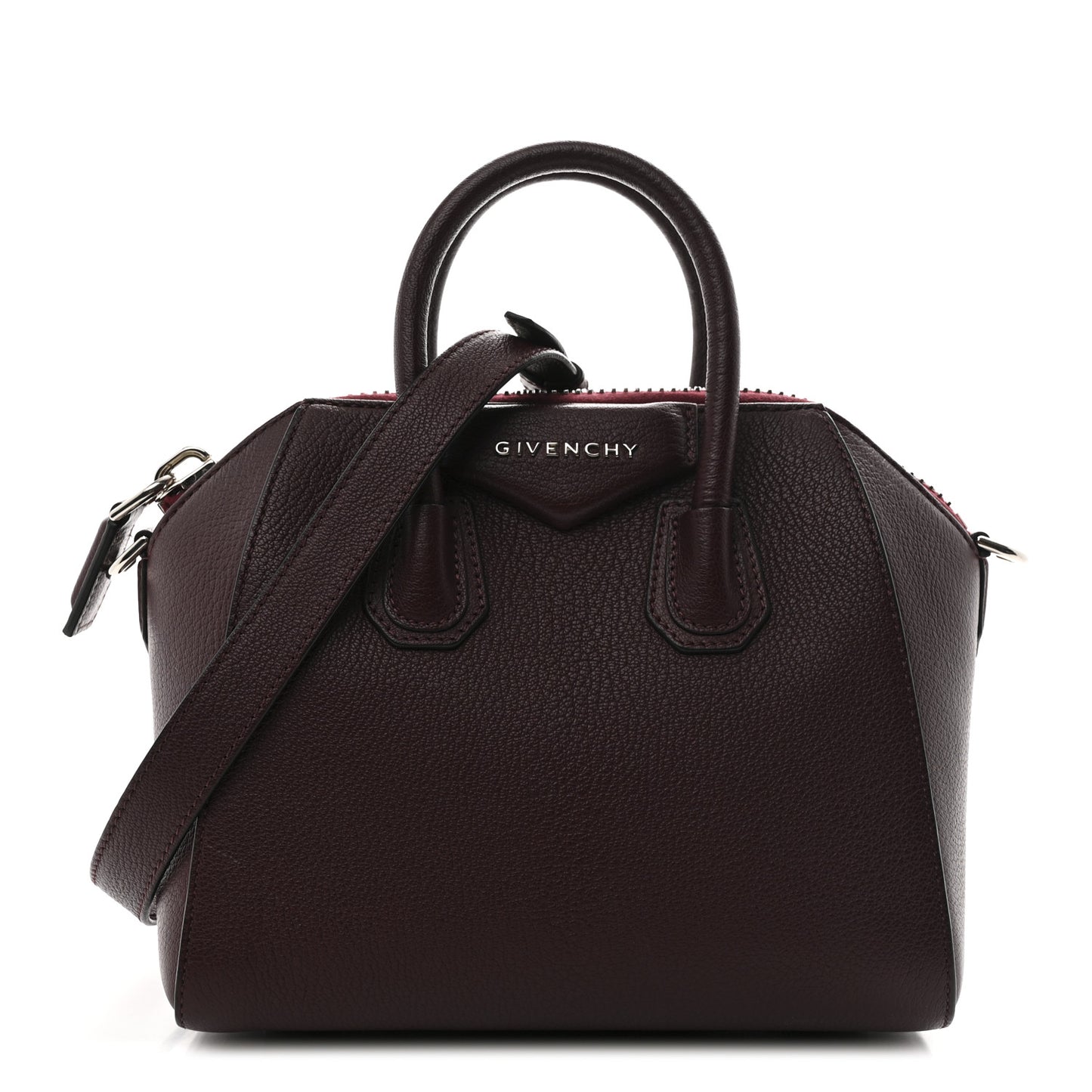 Sugar Goatskin Mini Antigona Oxblood
