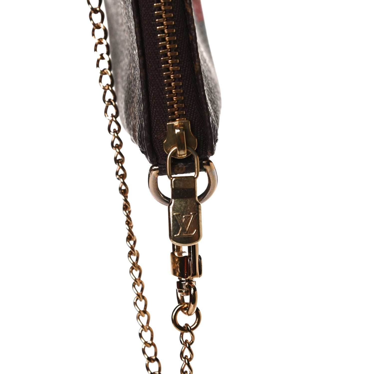 Louis Vuitton Monogram 2016 Christmas Animation Mini Pochette Accessories Rose Ballerine 10 of 10