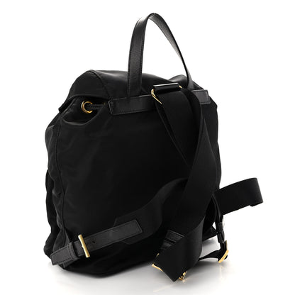 Prada Tessuto Nylon Saffiano Robot Backpack Black Mimosa 3 of 9