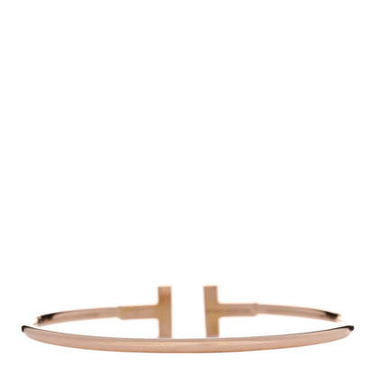 Tiffany 18K Rose Gold T Wire Bracelet 2 of 4