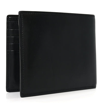 Saint Laurent Matte Calfskin Tiny Cassandre East West Wallet Black 3 of 6