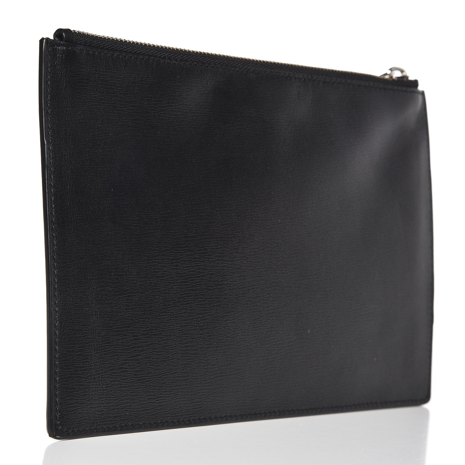 Christian Dior HOMME Cork Calfskin Bee Pouch Black 3 of 7
