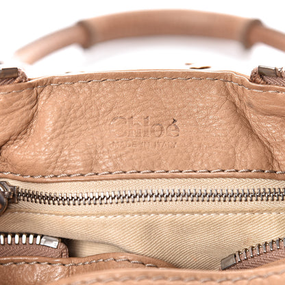 Chloe Calfskin Medium Paddington Satchel Beige 6 of 13