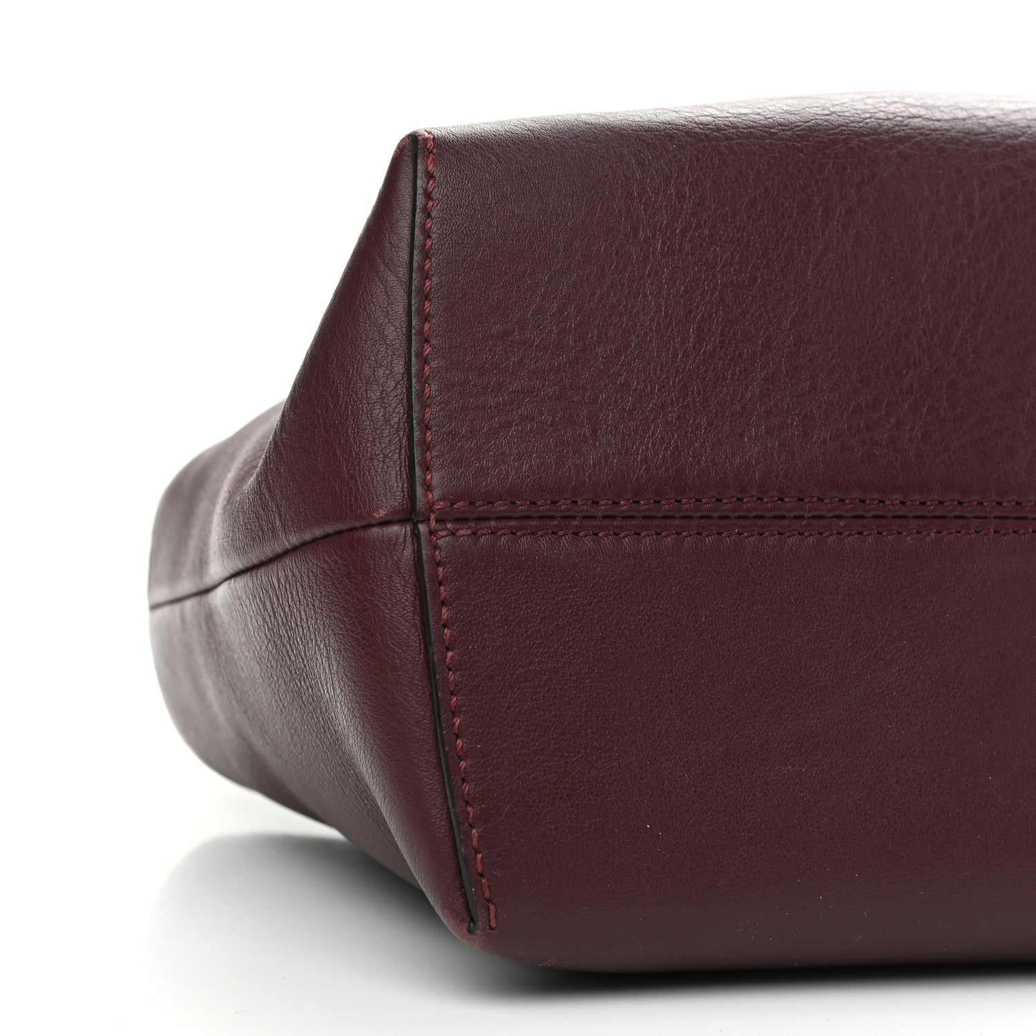 Fendi Vitello Dolce Flowerland Studded Medium By The Way Boston Bag Bordeaux Multicolor 5 of 12