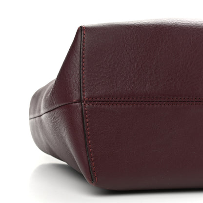 Fendi Vitello Dolce Flowerland Studded Medium By The Way Boston Bag Bordeaux Multicolor 5 of 12