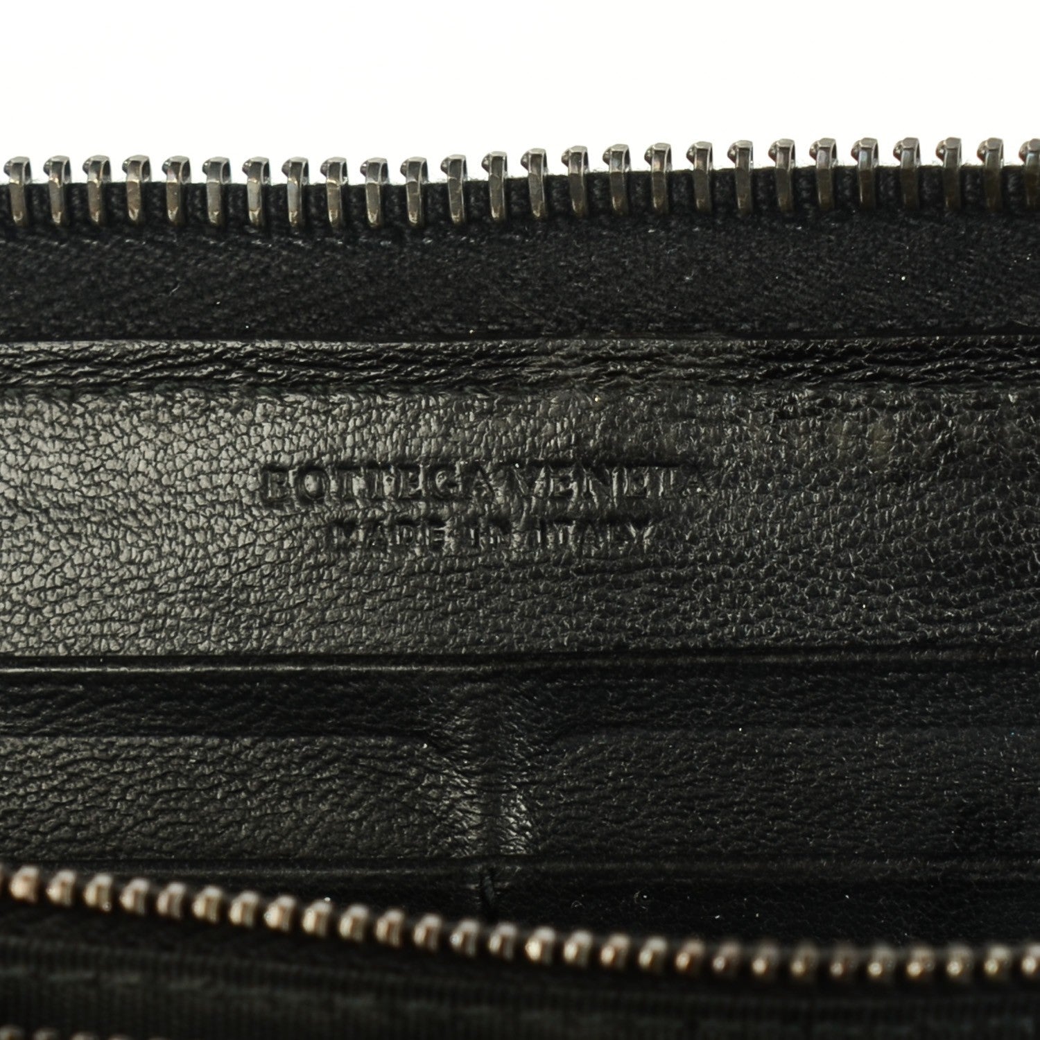 Bottega Veneta Nappa Intrecciato Zip Around Wallet Black 5 of 8