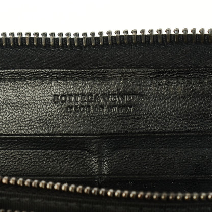 Bottega Veneta Nappa Intrecciato Zip Around Wallet Black 5 of 8
