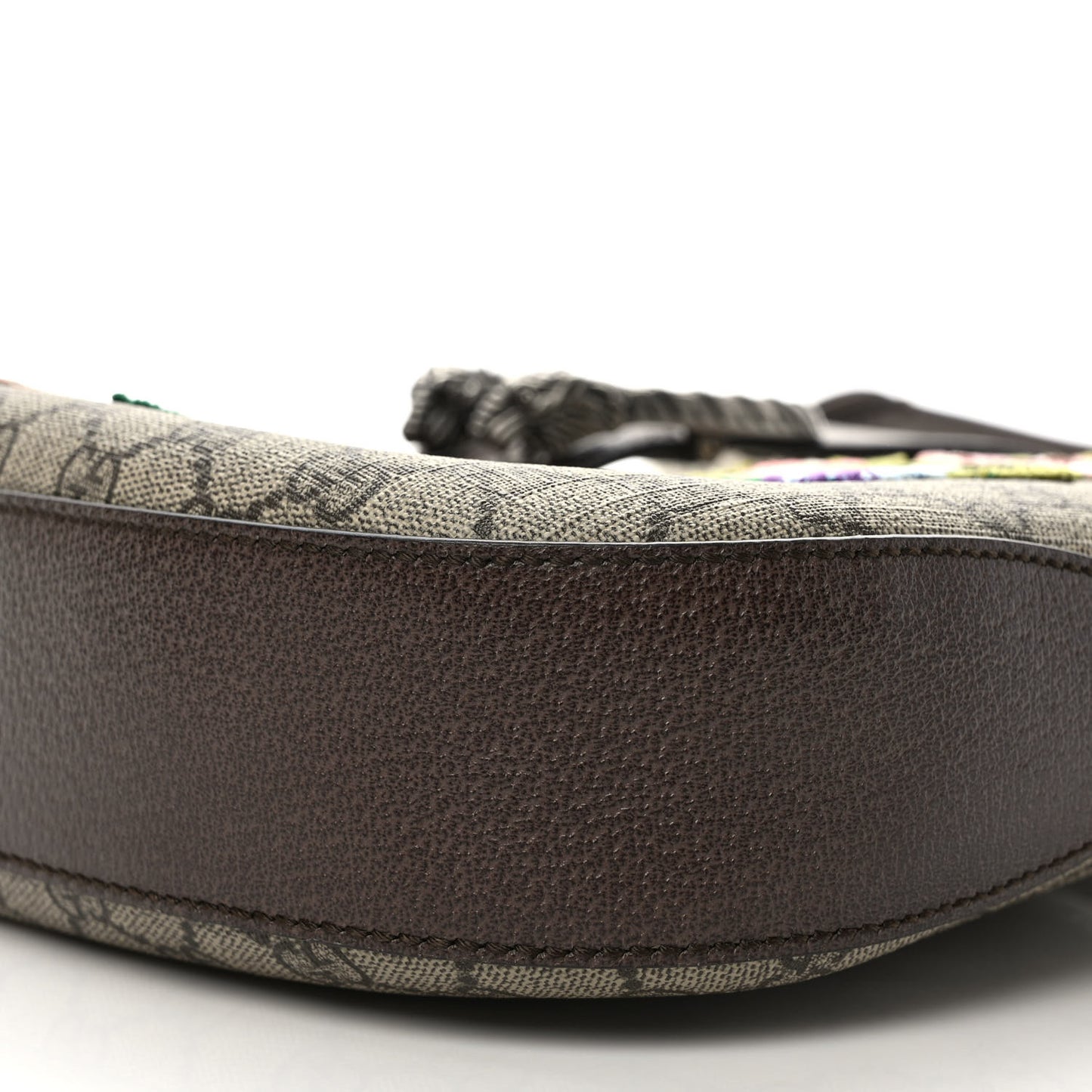 GG Supreme Monogram Web Embroidered Medium Dionysus Hobo Beige New Acero Multicolor