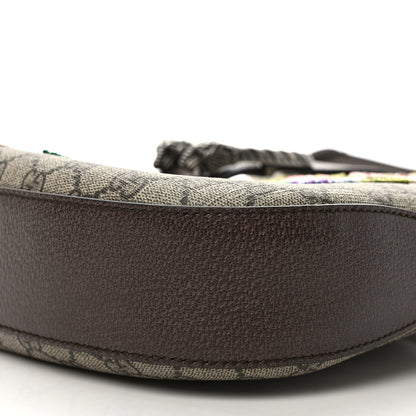 Gucci GG Supreme Monogram Web Embroidered Medium Dionysus Hobo Beige New Acero Multicolor 9 of 9