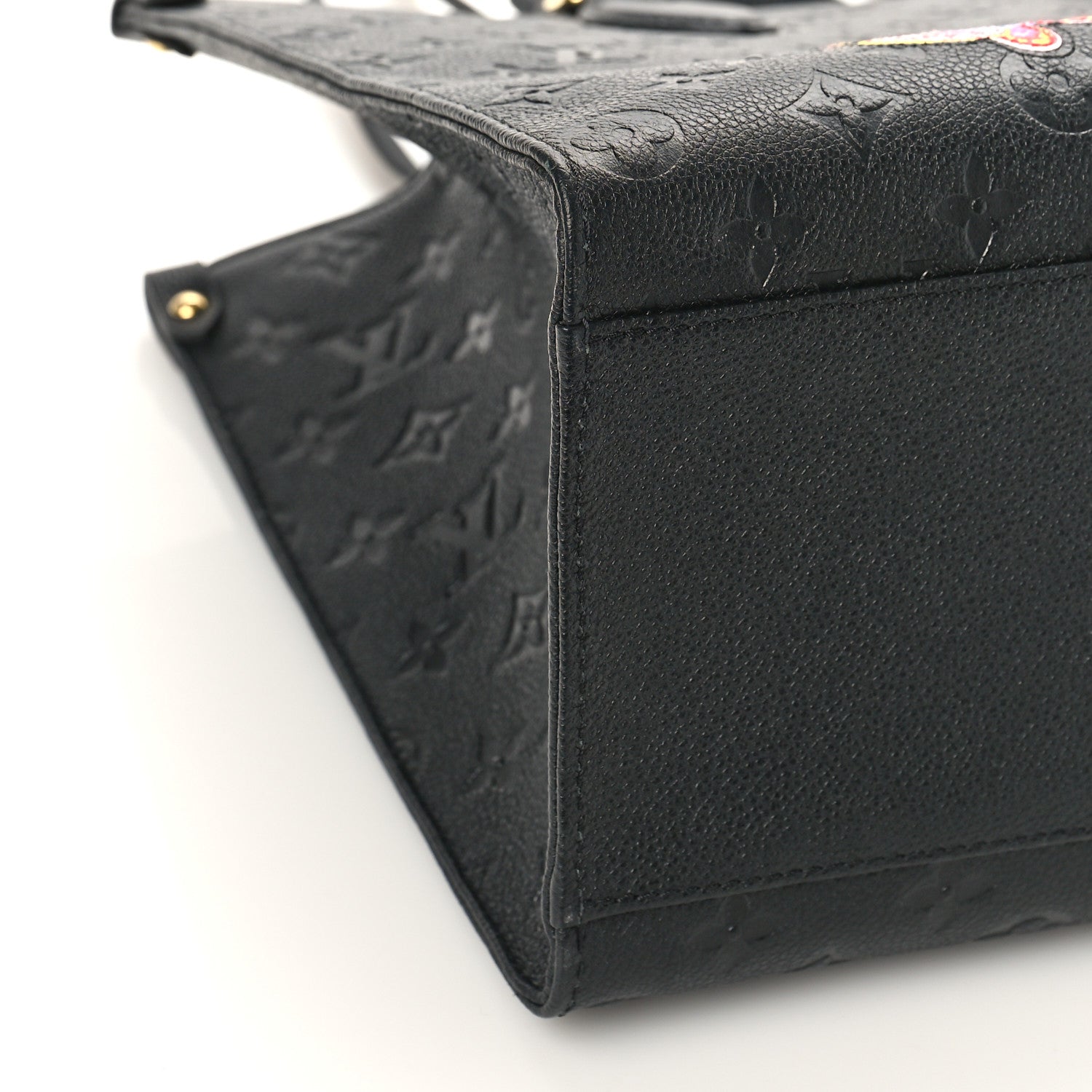 Louis Vuitton LV X YK Empreinte Inlaid Kusama Flowers Onthego MM Black 7 of 8