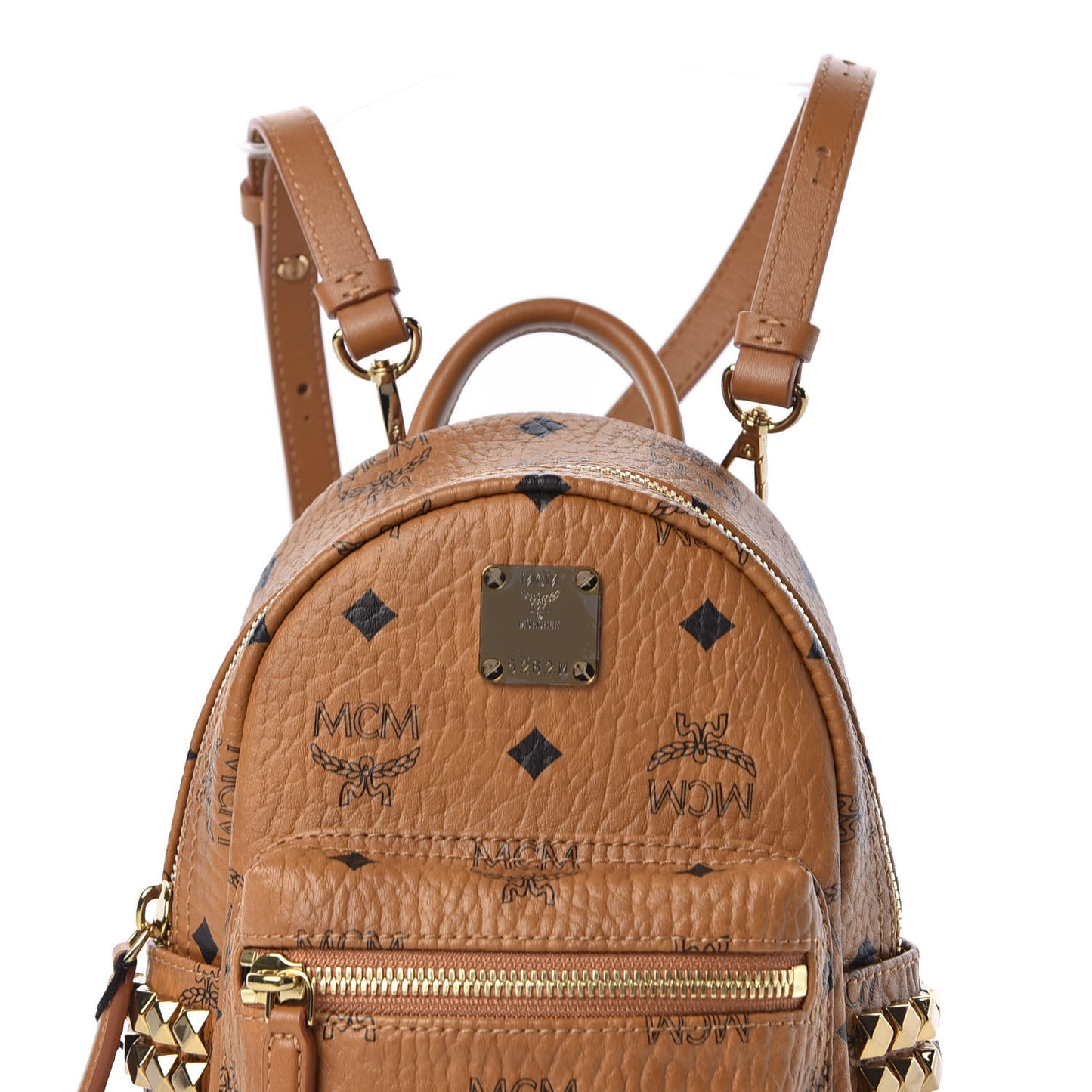 Visetos Side Stud X-Mini Stark Bebe Boo Backpack Cognac