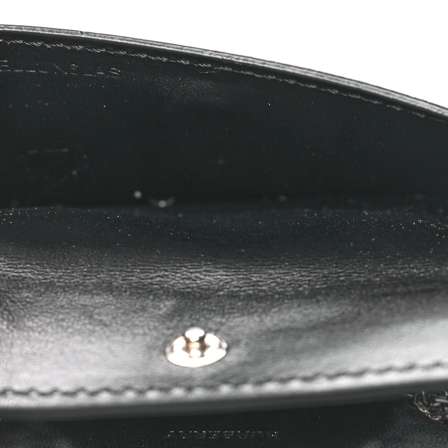 Burberry Calfskin Zebra Wallet on Chain Black White 5 of 11