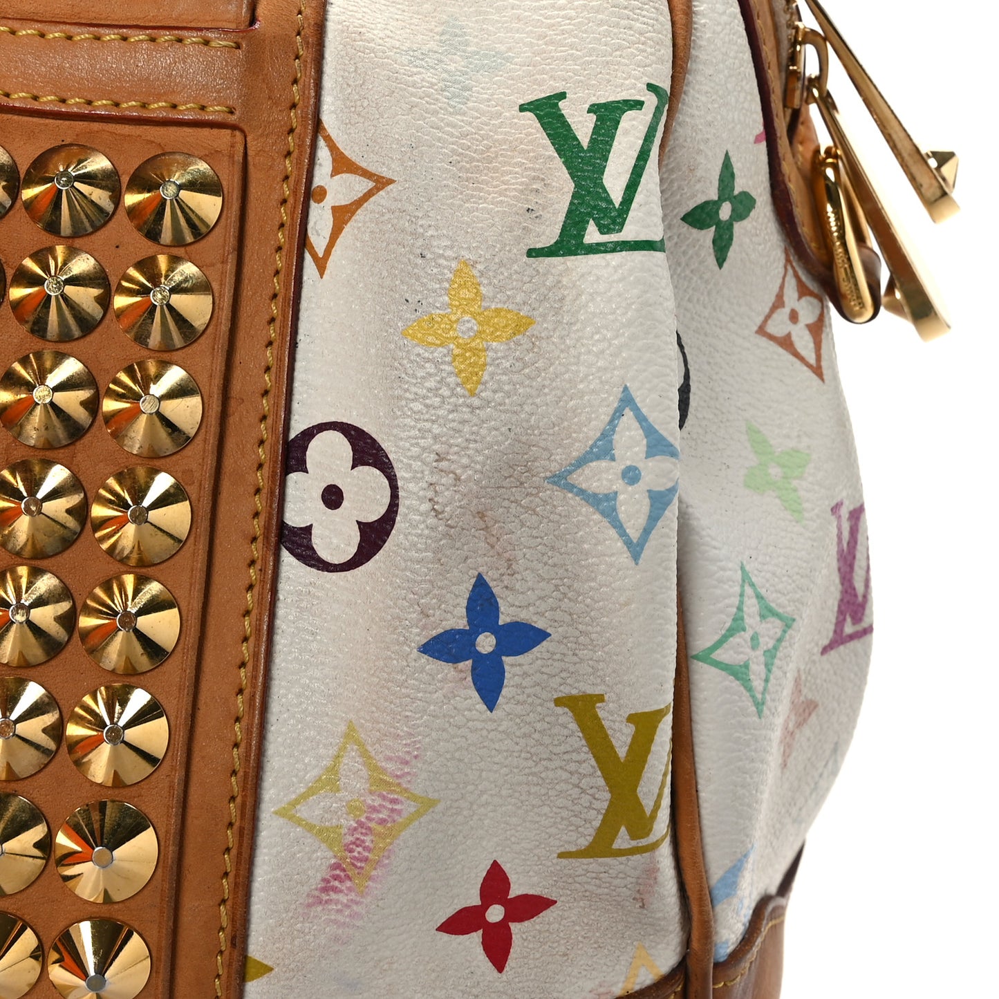 Monogram Multicolor Courtney MM White