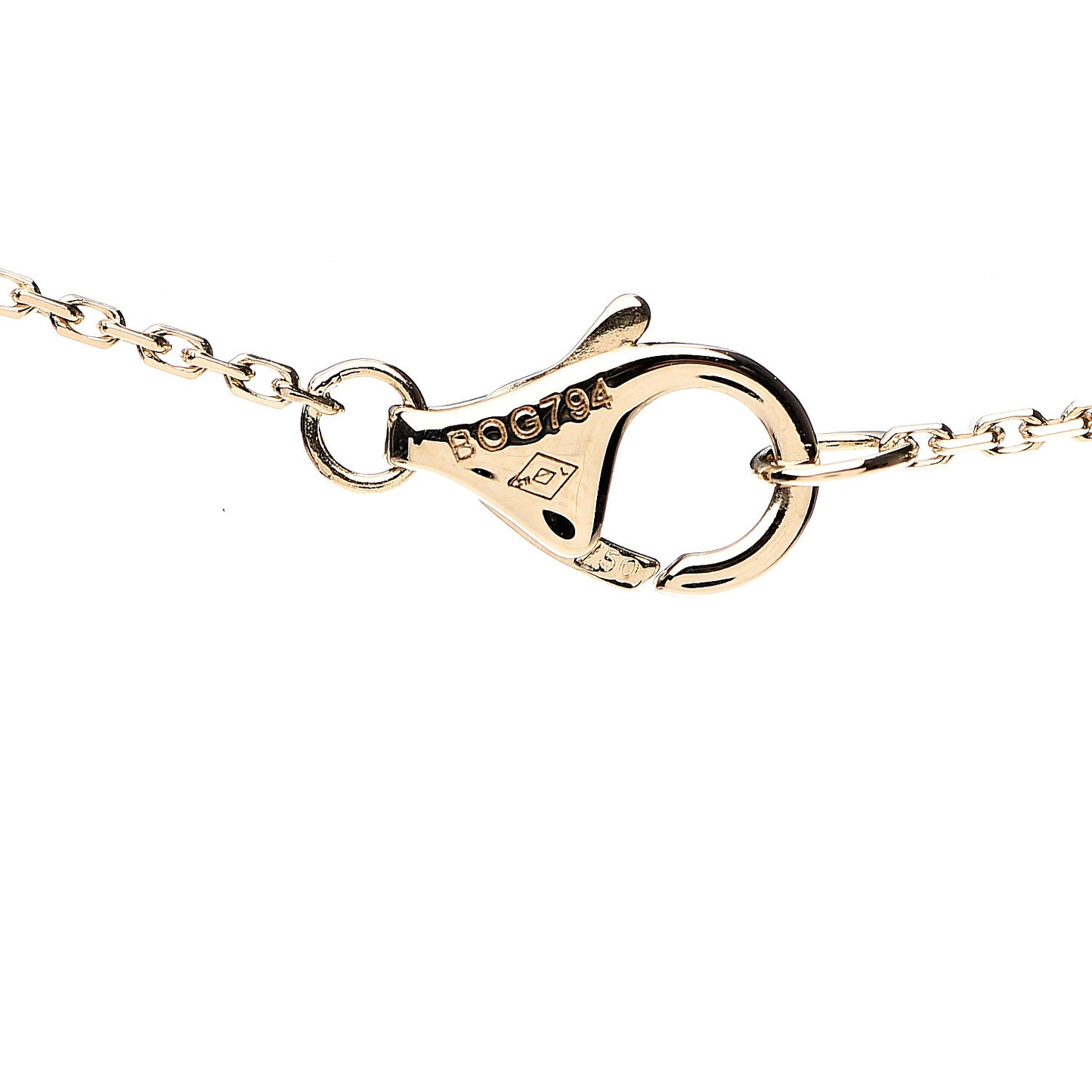 18K Yellow Gold Diamond Lapis Lazuli XS Amulette de Pendant Necklace