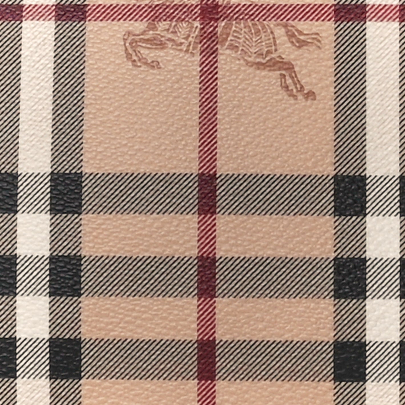 Burberry Haymarket Check Small Chester Bowling Bag Chocolate 9 of 11