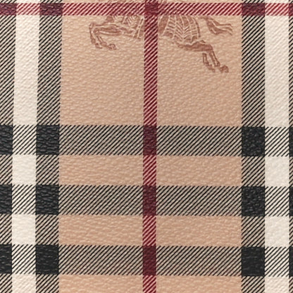Burberry Haymarket Check Small Chester Bowling Bag Chocolate 9 of 11