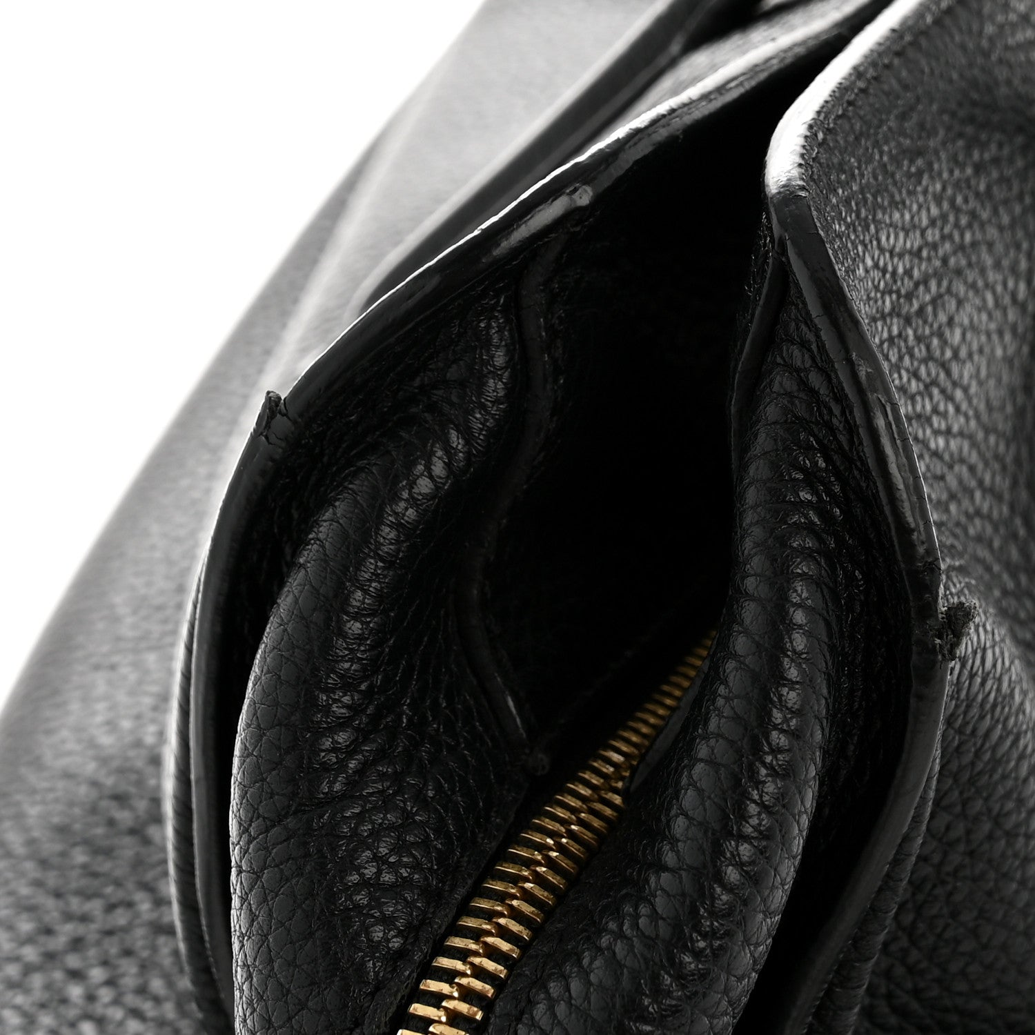 Alexander McQueen Pebbled Calfskin Small Skull Padlock Zip Around Tote Black 13 of 14